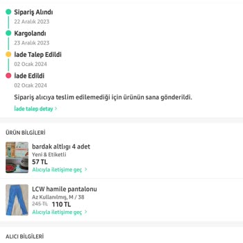 Trendyol Express Dolap Ürünlerim Kayıp Ne Bana Ne Alıcıya Gitmedi