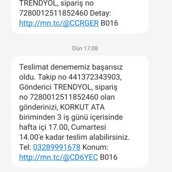 MNG Kargo Kargom Elime Ulaşmadı.