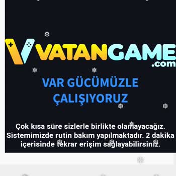 Vatangame.com Vatangame Şikayet Uc Yüklenmiyor