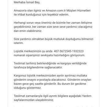 Amazon 15 Gün Sonra Sipariş İptal. Yeni Fiyat 2 Katı