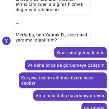Getir Canlı Destekte Restoranla Görüşmediği Halde Görüştük Diyor