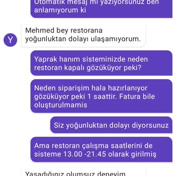 Getir Canlı Destekte Restoranla Görüşmediği Halde Görüştük Diyor