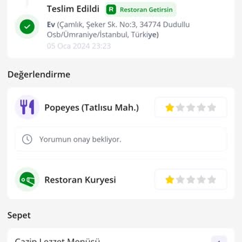 Getir Canlı Destekte Restoranla Görüşmediği Halde Görüştük Diyor