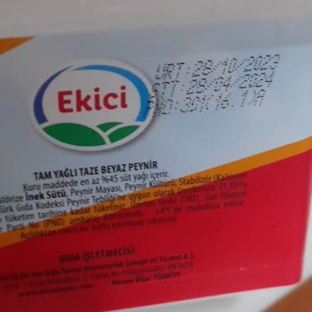 Ekici Peynir Son Kullanma Tarihine Rağmen Bozuk Çıkan Beyaz Peynir
