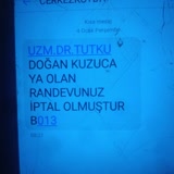 Çerkezköy Devlet Hastanesi Randevu İptal Edildi