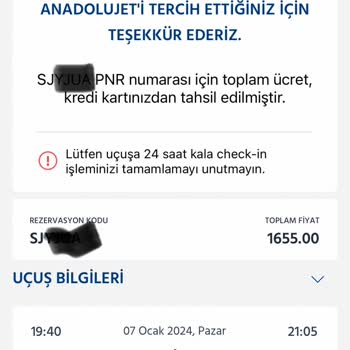 Anadolu Jet Fiyat Farkı Ve İade Sorunu