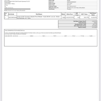 Arzum Vacummix Yanık Kokusu