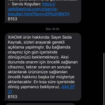 Xiaomi Robot Süpürge Servis Şikayeti