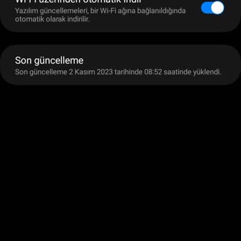 Samsung Telefon Güncelleme Gelmedi S