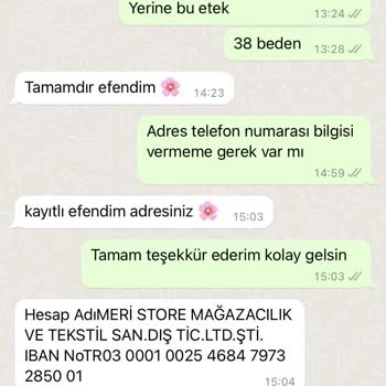 Meri Store Aynı Değerde Ürün Değişimi İçin Para İstedi