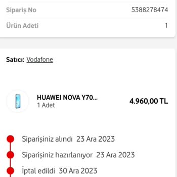 Vodafone Her Şey Yanımda Geç Kargo Ve İptal Sorunu