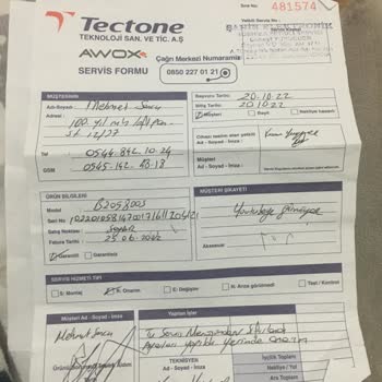 Awox Temin Edilemeyen TV Paneli