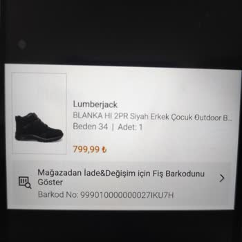 FLO Ayakkabı Online Ürünü Kullanılmış Geldi