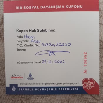 İBB 2000 TL Yardım Kuponu Yatmadı 10 Gündür