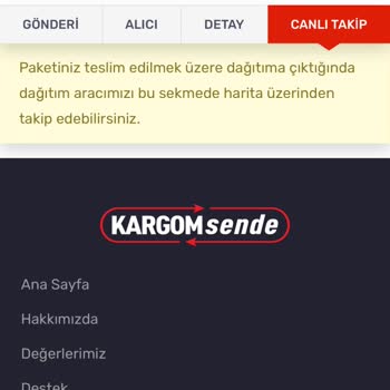 KARGOMsende Gratis Online Mağaza Teslimat