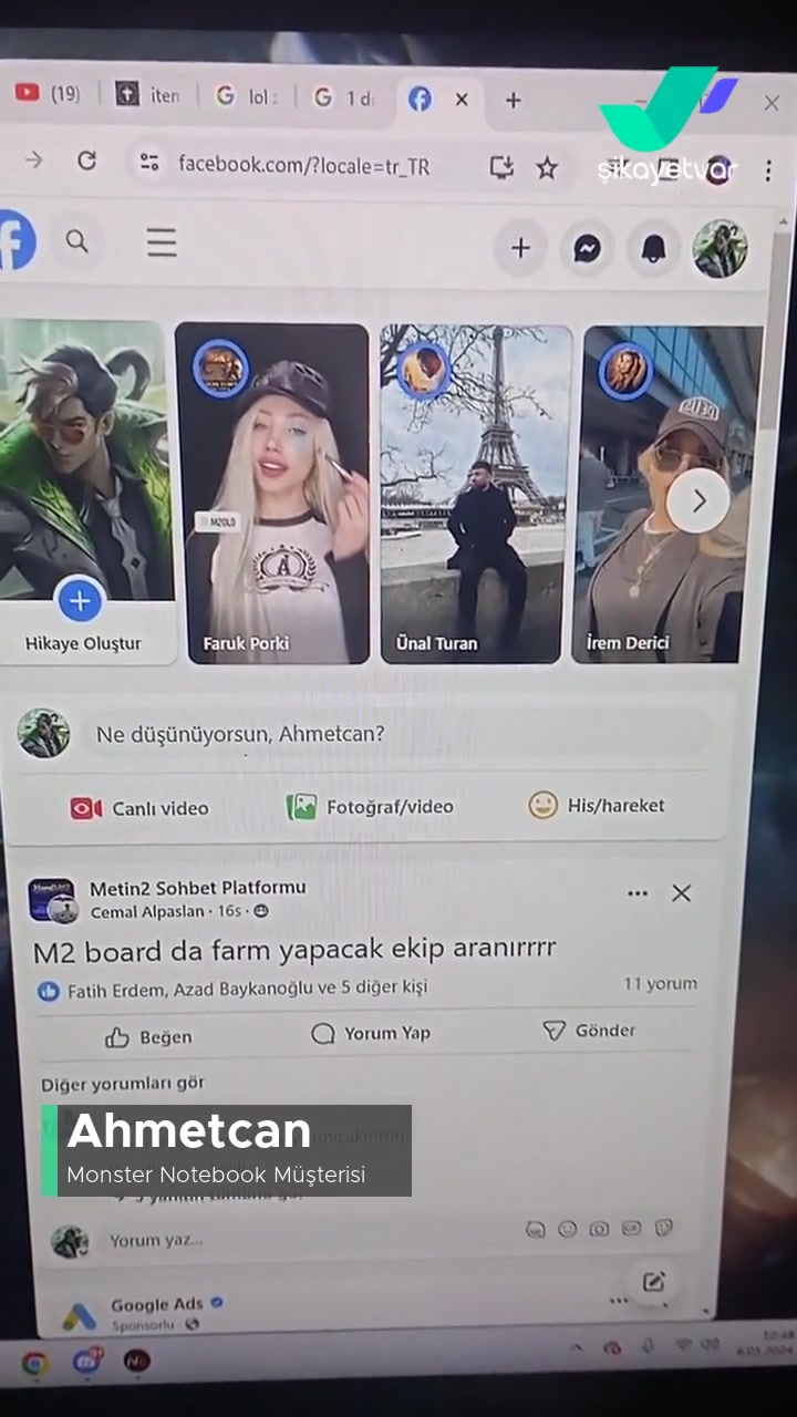 Monster Abra A7 Ekran Aşağı Kayma Sorunu videonun kapak resmi