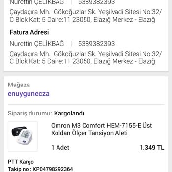 PTT Kargo Acil Tansiyon Aleti Kayseri'de Mahsur Kaldı