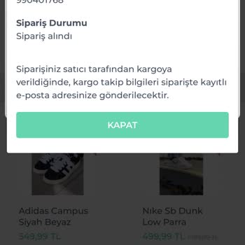 Shopier Den Gelmeyen Sipariş