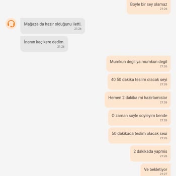 Trendyol Yemek Yanlış Adres Değiştirmeme Ve Sipariş İptal Etmeme