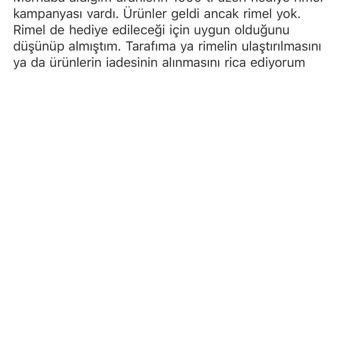 Kiko Milano Eksik Ürün Gönderimi/ İletişim Zaafiyeti