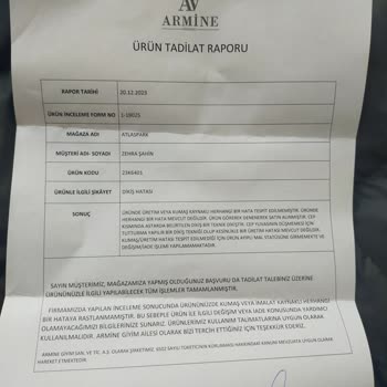 Armine S********** Atlas Mont Alışverişi