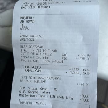 LCW Valizim İçin Garanti Sorunu