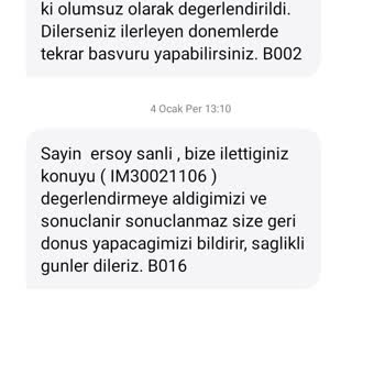 Enpara.com Kredi Kartı Başvurumu Olumsuz Sonuçlandırılması