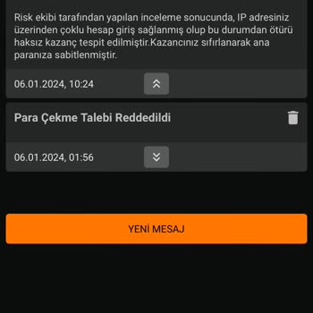 Nevacasino Çevrimiçi Casino'da Ödeme Sorunu