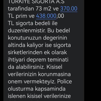 Türkiye Sigorta Konut Satışı Sonrası Sigorta Poliçesi Yenileme Sorunu