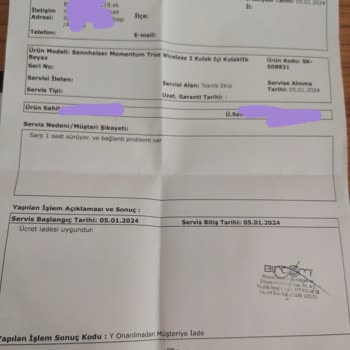 Sennheiser Garanti Sorunu Hakkında