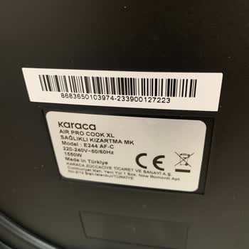 Karaca Züccaciye Airfryer Teflon Soyulma