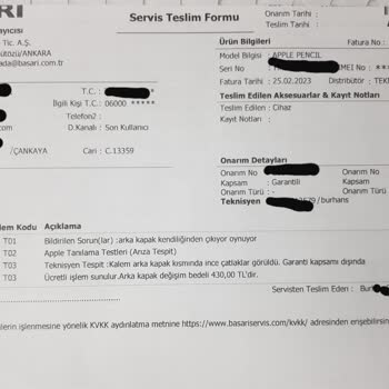 Teknosa'da Teknik Servis Faciası...