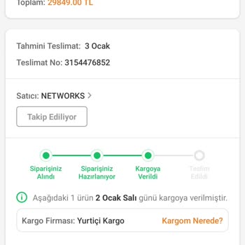 Trendyol Mağduriyet Yaşıyorum Sipariş Konusunda