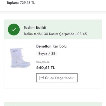 Boyner Ve Benetton Garantiyi Uygulamıyor.