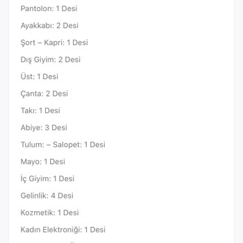 Gardrops Kargo Kota ve Desi Saçmalığı