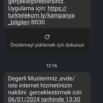 Türk Telekom İnternet Randevu Şikayet