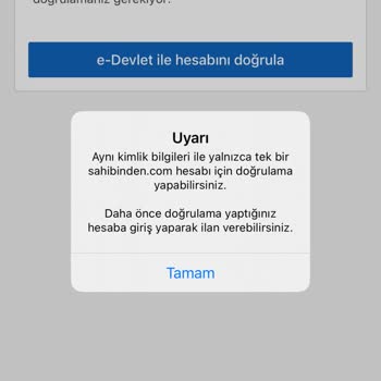 Sahibinden.com Hesap Doğrulaması Yapamıyorum