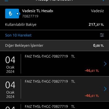 Yapı Kredi Bankası Sürekli Faiz Kesintisi Olması