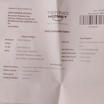 JBL Teknosa'da Uzayan Kulaklık Arızası Çilesi