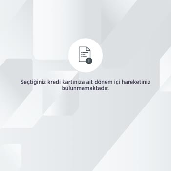 Ziraat Bankası Kredi Kartı Hareketlerinin Görünmemesiyle İlgili Sorun