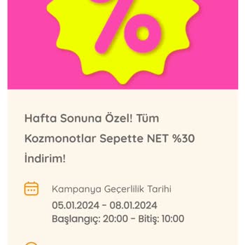 Ebebek Sepette %30 İndirim Uygulamıyor