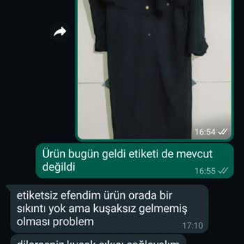 Faya Boutique Ürünü Eksik Parça Gönderdi Ve Hâlâ 70 TL Kargo Ücreti İstiyor