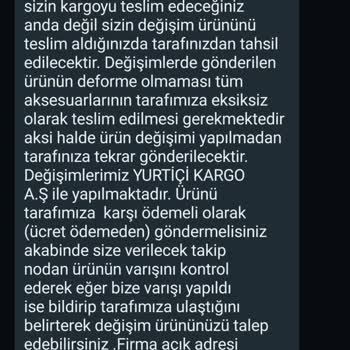 Faya Boutique Ürünü Eksik Parça Gönderdi Ve Hâlâ 70 TL Kargo Ücreti İstiyor