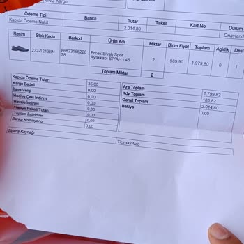 Pames Ayakkabı Eksik Ürün Geldi