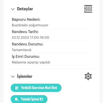 Koskoca Arçelik Servisi Parça Bulamıyor.