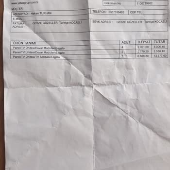 Yataş Enza Home İşini Layıkı İle Yapmıyor Sözler Ve Vaatler Tutulmuyor