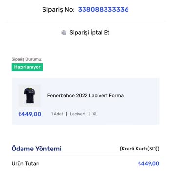 Fenerium Forma 12 Gündür Kargoya Bile Verilmedi!