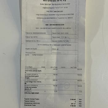 Mavi İlk Giyinmede Arızalı Ürünü Kabul Etmediler Şikayetçiyim