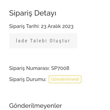 Gerusta Siparişim Gelmiyor, Cevap Alamıyorum