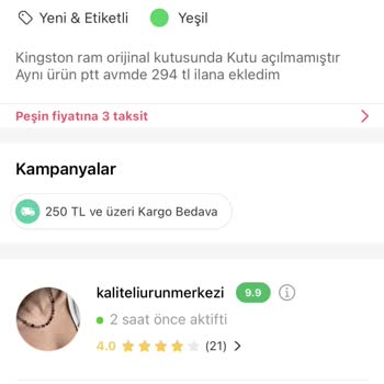 Dolap Uygulaması Ve Satıcı İş Birliği İle Alıcının Mağdur Edilmesi.